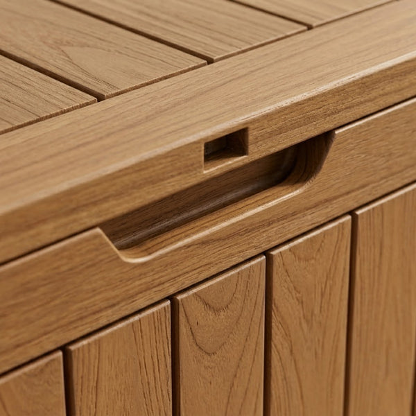Solid Acacia Wood Outdoor Storage Box