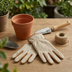Crochet & Suede Heritage Gardening Gloves