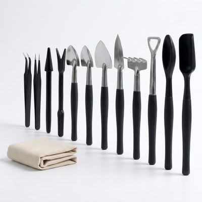 Professional 13-Piece Bonsai and Succulent Tool Kit
