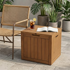 Solid Acacia Wood Outdoor Storage Box