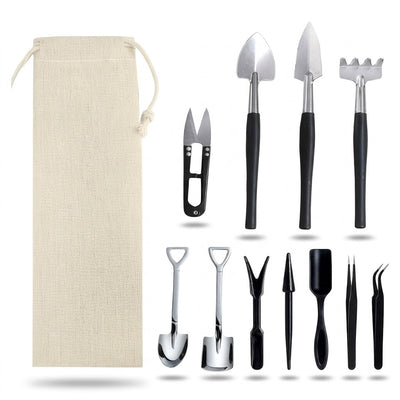 Professional 13-Piece Bonsai and Succulent Tool Kit