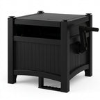 Modern Weather-Resistant Garden Hose Reel Hideaway