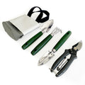 Essential 5-Piece Garden Tool Set with Portable Carry Pouch