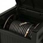 Modern Weather-Resistant Garden Hose Reel Hideaway