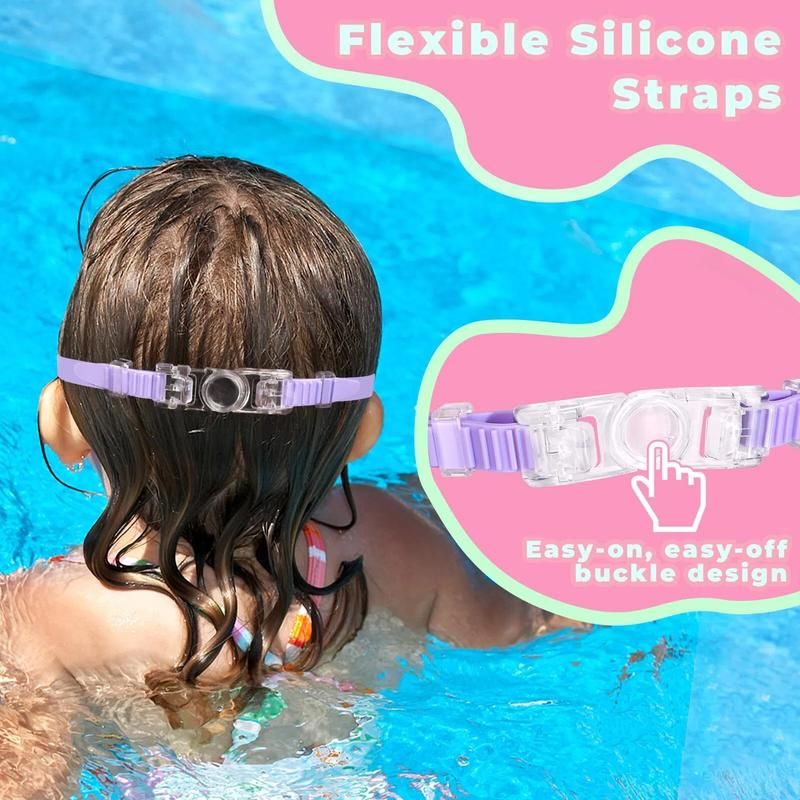 🔥50% OFF Last Day Sale Panoramic HD Kids Swim Goggles - Soft Silicone, Anti-Fog & Scratch-Proof (Ages 3-15)