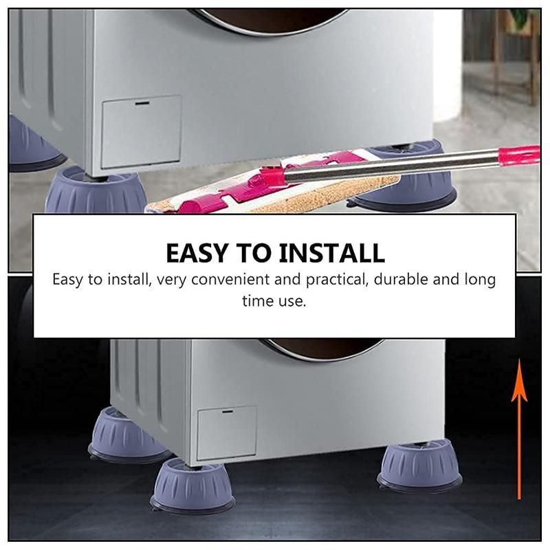 🔥50% OFF Last Day Sale Heavy-Duty Anti-Vibration Washing Machine Pads | Noise Reduction & Easy Cleaning Base (4-Pack)