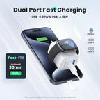 🔥50% OFF Last Day Sale 3-in-1 Ultra-Compact GaN Wall Charger | Built-in Apple Watch Pad & 22W Fast Charging