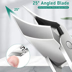 🔥50% OFF Last Day Sale Eagle Beak Beveled Nail Clippers – 25° Angled Blade & 16mm Large Opening for Thick & Ingrown Nails