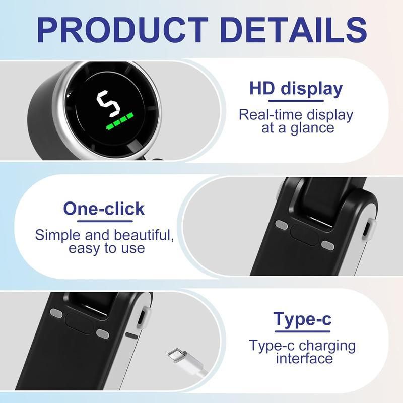🔥50% OFF Last Day Sale 2026 Upgrade Handheld Turbofan – 13550RPM Powerful Wind, 5-Speed Digital Display, Ultra-Light & Portable