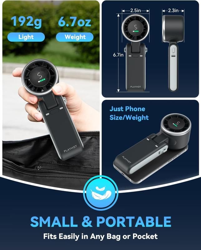 🔥50% OFF Last Day Sale 2026 Upgrade Handheld Turbofan – 13550RPM Powerful Wind, 5-Speed Digital Display, Ultra-Light & Portable