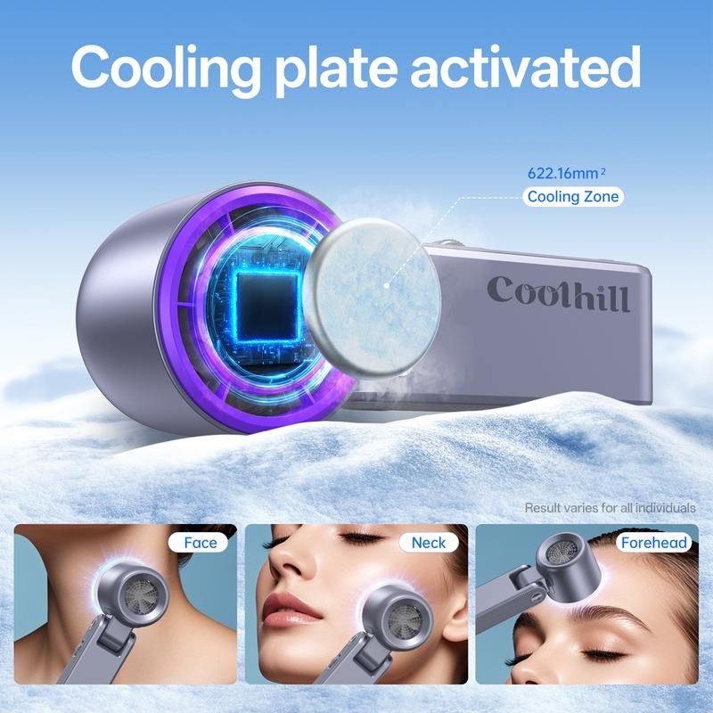 🔥50% OFF Last Day Sale Ice Cooling Mini Fan – 199-Speed Adjustable Handheld Fan with 5500mAh Long-Lasting Battery