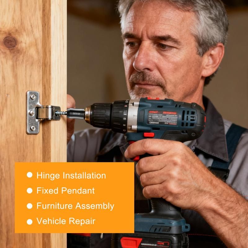 🔥50% OFF Last Day Sale Magnetic Screwdriver Bit Holder – Strong Magnetic Grip, One-Handed Work & Fits 1/4" Bits for DIY Repairs