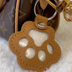 🔥50% OFF Last Day Sale Refillable Pet Hair Keychain – Premium Leather Keepsake, Portable Memorial Gift for Dog & Cat Lovers