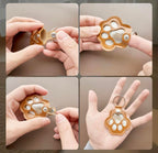 🔥50% OFF Last Day Sale Refillable Pet Hair Keychain – Premium Leather Keepsake, Portable Memorial Gift for Dog & Cat Lovers