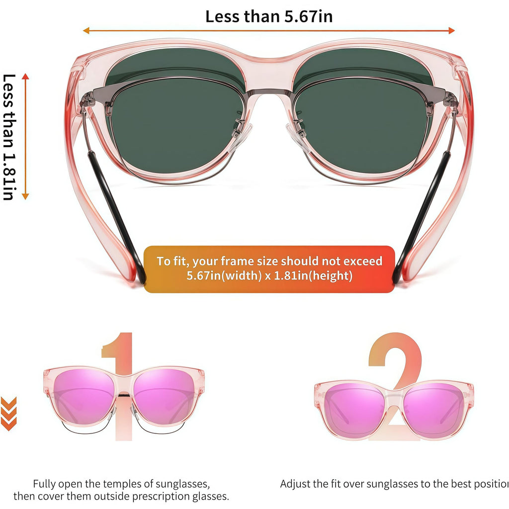 🔥50% OFF Last Day Sale Fit-Over Prescription Sunglasses – Oversized UV400 Frames for Instant Style & Sun Protection