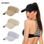 🔥50% OFF Last Day Sale Women’s Ponytail-Friendly UPF 50+ Sun Visor – Wide-Brim, Breathable & Foldable Sun Protection