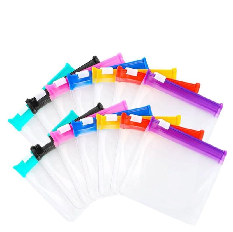 🔥50% OFF Last Day Sale Color-Coded Mini Silicone Storage Bags – Easy-View Design & Slide-Lock Closure for Pills, Jewelry & Essentials