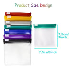 🔥50% OFF Last Day Sale Color-Coded Mini Silicone Storage Bags – Easy-View Design & Slide-Lock Closure for Pills, Jewelry & Essentials