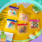 🔥50% OFF Last Day Sale Color-Coded Mini Silicone Storage Bags – Easy-View Design & Slide-Lock Closure for Pills, Jewelry & Essentials
