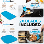 🔥50% OFF Last Day Sale 7-Position Adaptive Spatula with 2 Interchangeable Blades – Effortless Flipping, Scraping & Serving