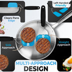 🔥50% OFF Last Day Sale 7-Position Adaptive Spatula with 2 Interchangeable Blades – Effortless Flipping, Scraping & Serving