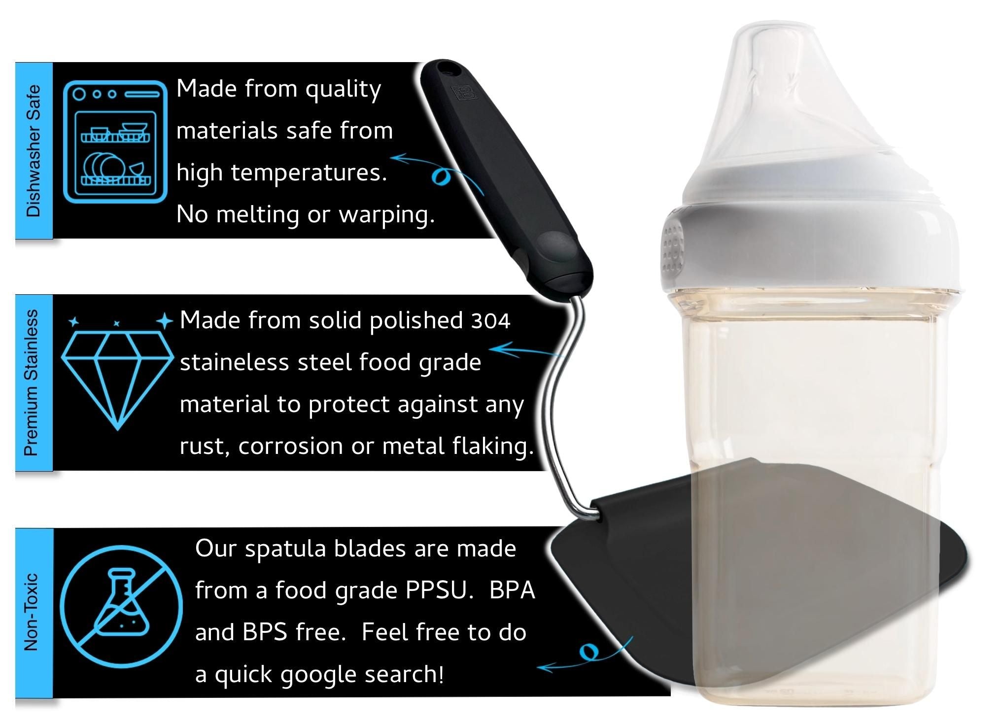 🔥50% OFF Last Day Sale 7-Position Adaptive Spatula with 2 Interchangeable Blades – Effortless Flipping, Scraping & Serving