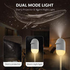 🔥50% OFF Last Day Sale Turn Any Room Into A Starry Escape | 2-in-1 USB Galaxy Projector Night Light with 360° Adjustable Starry Ceiling Projection
