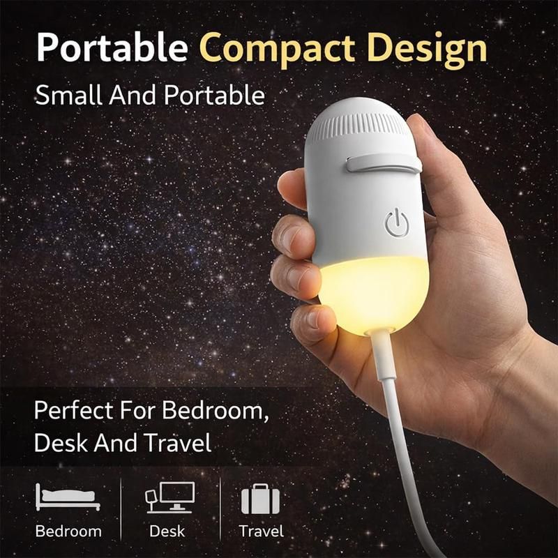 🔥50% OFF Last Day Sale Turn Any Room Into A Starry Escape | 2-in-1 USB Galaxy Projector Night Light with 360° Adjustable Starry Ceiling Projection