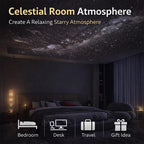 🔥50% OFF Last Day Sale Turn Any Room Into A Starry Escape | 2-in-1 USB Galaxy Projector Night Light with 360° Adjustable Starry Ceiling Projection