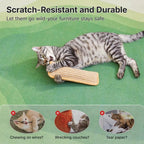 🔥50% OFF Last Day Sale Natural Sisal Catnip Pillow Toy – Washable Scratch & Bite Toy with Removable Catnip Pouch to Help Save Your Sofa