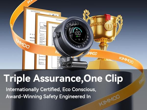 🔥50% OFF Last Day Sale Rechargeable Portable Clip on Fan-100-Speed Touch Control, LED Display, 360° Rotate Quiet Turbo Desk Fan, Small Battery Operated USB Fan for Stroller Bed Travel Camping Golf Gym