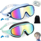 🔥50% OFF Last Day Sale Panoramic HD Kids Swim Goggles - Soft Silicone, Anti-Fog & Scratch-Proof (Ages 3-15)